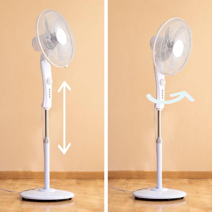 Ventilador de Pie InnovaGoods Freshinn Blanco 45 W 5 Ventilador de Pie InnovaGoods Freshinn Blanco 45 W 5