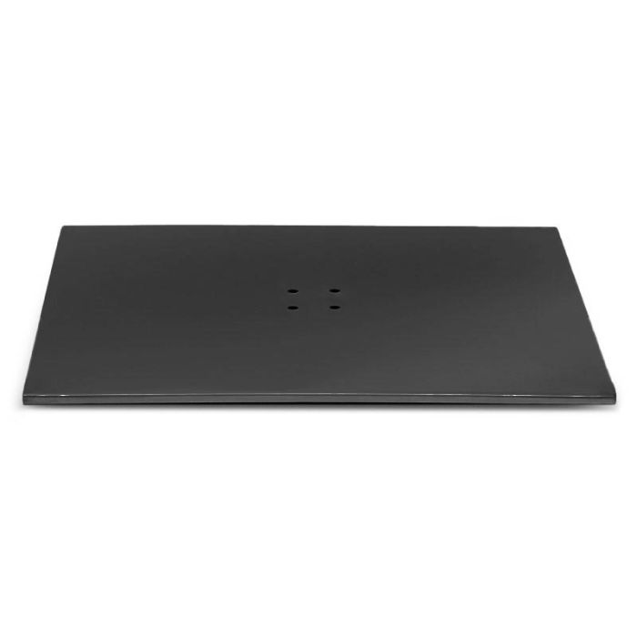 Herrajes Alk C470 Base Plana Cima Negro Mate