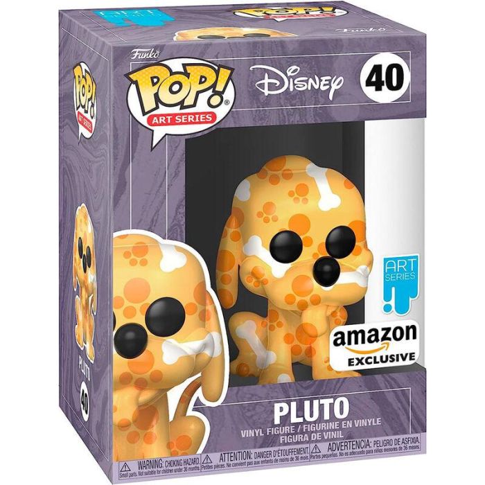 Figura POP Disney Pluto Artist + Caja Exclusive 0 Figura POP Disney Pluto Artist + Caja Exclusive 0