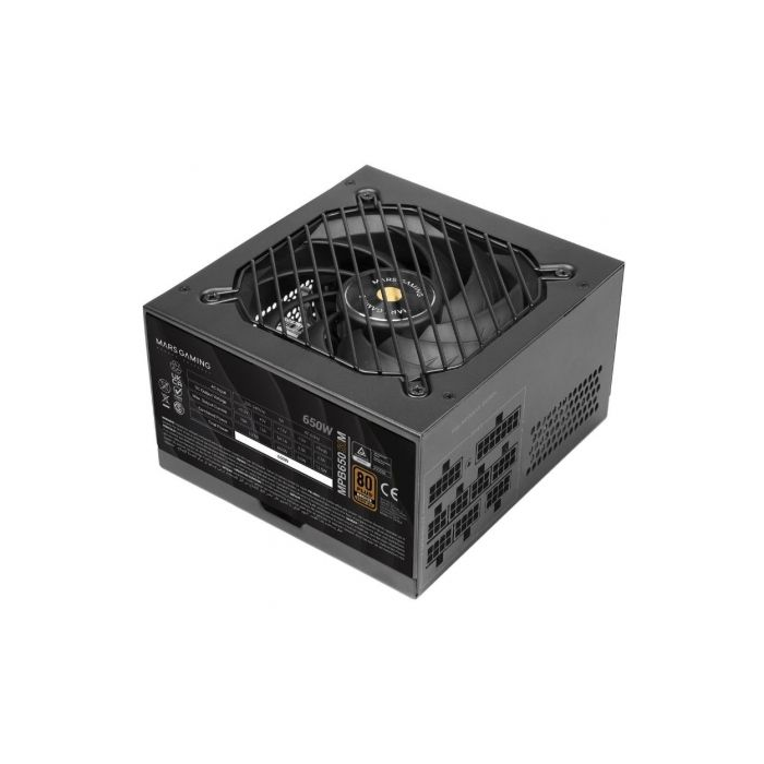 Fuente de Alimentación Mars Gaming MPB650SIM/ 650W/ Ventilador 12cm/ 80 Plus Bronze 0 Fuente de Alimentación Mars Gaming MPB650SIM/ 650W/ Ventilador 12cm/ 80 Plus Bronze 0