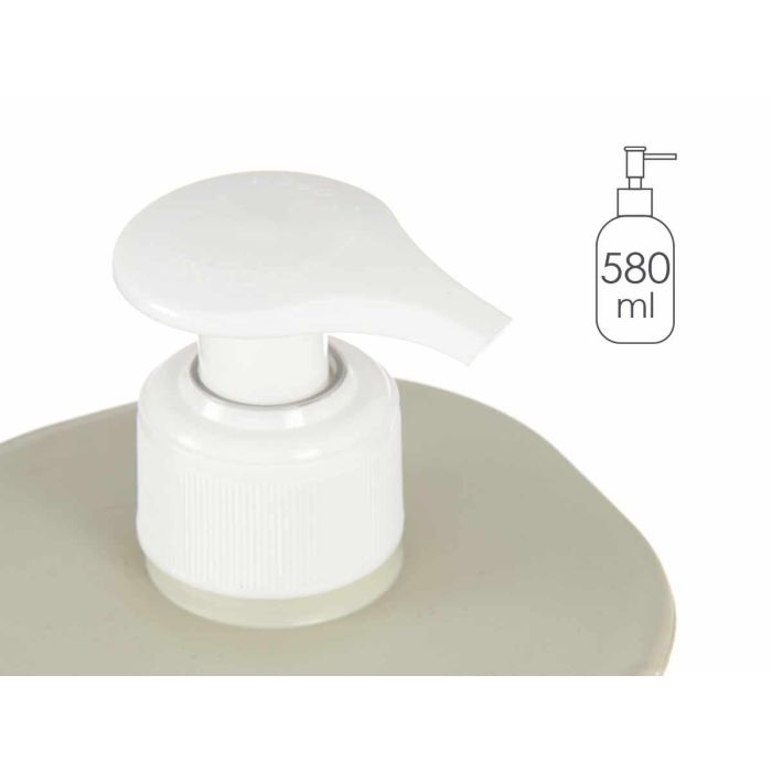 Dosificador plástico baño 580 ml beige Berilo 9x16.5x9 cm (36 Unidades) 3 Dosificador plástico baño 580 ml beige Berilo 9x16.5x9 cm (36 Unidades) 3