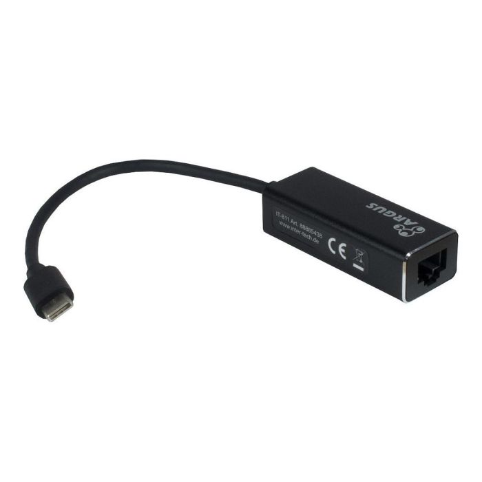 Inter-Tech ARGUS IT-811 Adaptador USB-C a Gigabit Lan RJ45 1000 MBit/s Negro 0 Inter-Tech ARGUS IT-811 Adaptador USB-C a Gigabit Lan RJ45 1000 MBit/s Negro 0