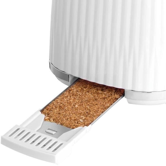Tostadora - RUSSELL HOBBS - EDEN - 800 W - 2 ranuras - Blanca 5 Tostadora - RUSSELL HOBBS - EDEN - 800 W - 2 ranuras - Blanca 5