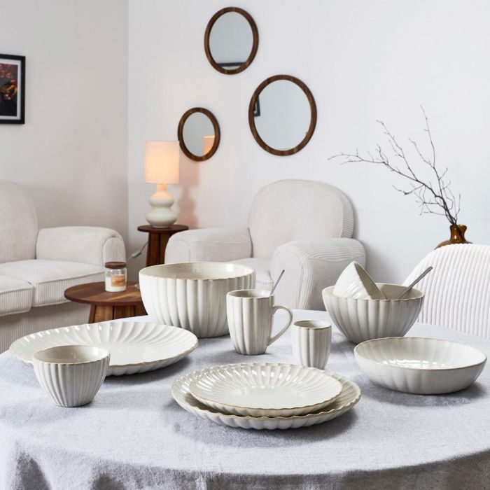 Home Deco Factory Ensaladera Vlora Colección Cocooning diámetro 23.5 cm 4 Home Deco Factory Ensaladera Vlora Colección Cocooning diámetro 23.5 cm 4