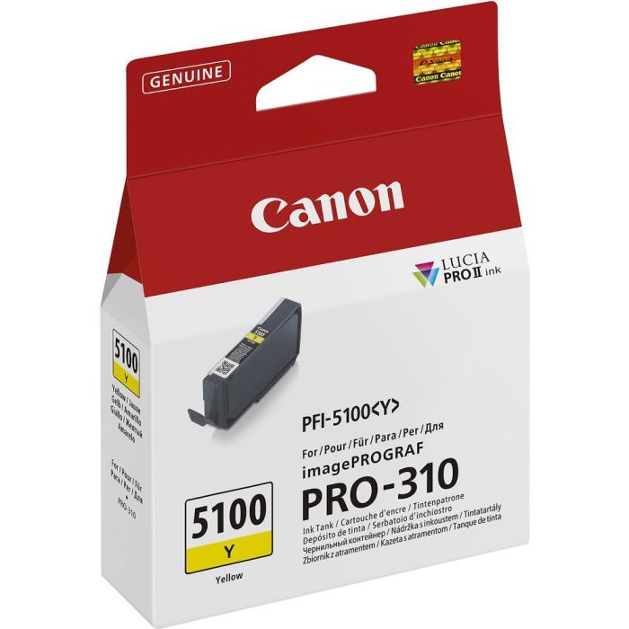 Cartucho Tinta Canon Pfi - 5100 Amarillo 1 Cartucho Tinta Canon Pfi - 5100 Amarillo 1
