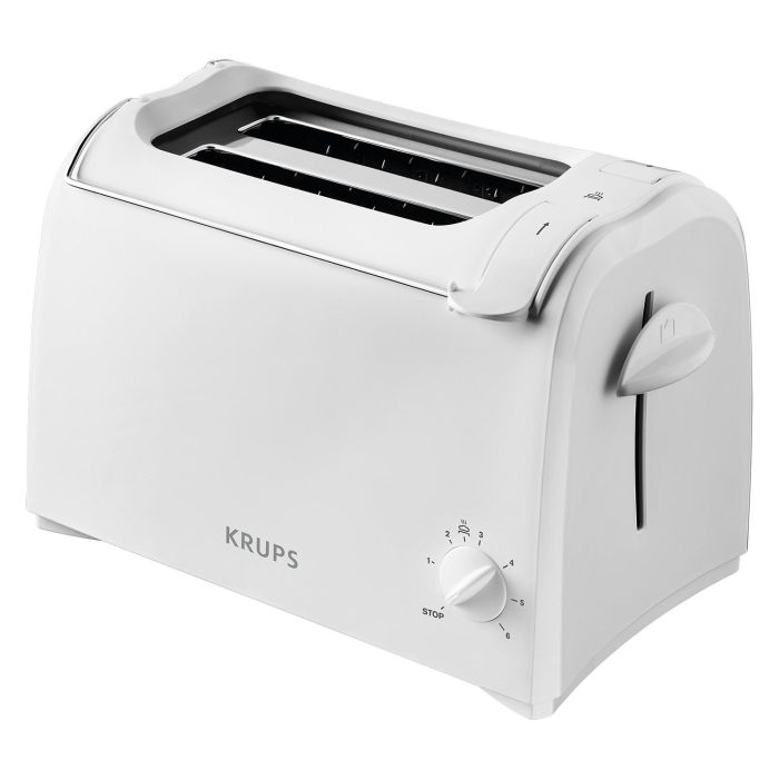 Krups Tostadora ProAroma KH 1511 Blanco 2 Ranuras 850W