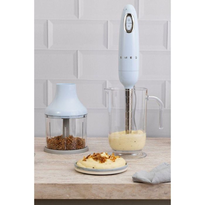 Smeg HBF03PBEU Batidora de Mano con Accesorios, Estilo Años 50, Azul Pastel 2 Smeg HBF03PBEU Batidora de Mano con Accesorios, Estilo Años 50, Azul Pastel 2