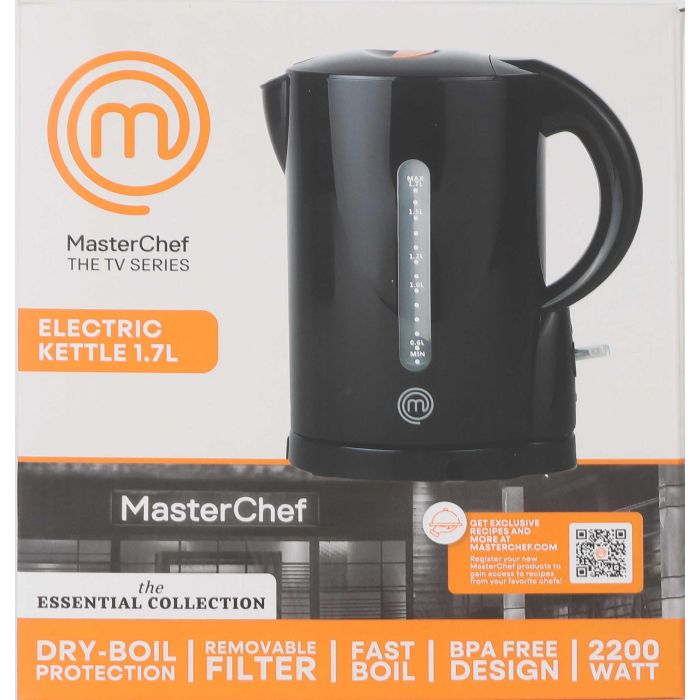 Hervidor de Agua Masterchef 1.7L 2200W (3 Unidades) 1 Hervidor de Agua Masterchef 1.7L 2200W (3 Unidades) 1