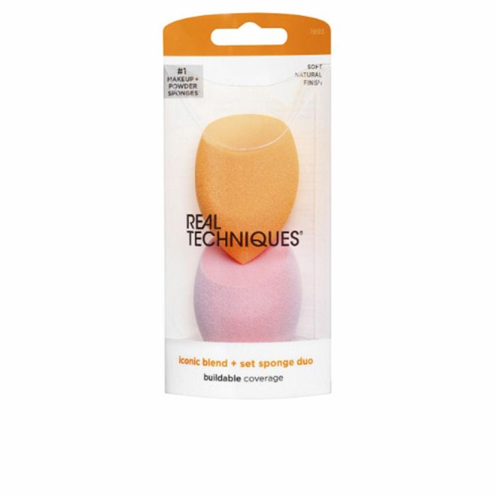 Real Techniques MIRACLE COMPLEXION Esponja de Maquillaje Facial 3 en 1, sin Látex, para Acabado Uniforme, Uso Húmedo y Seco - Pack 2 U. Real Techniques MIRACLE COMPLEXION Esponja de Maquillaje Facial 3 en 1, sin Látex, para Acabado Uniforme, Uso Húmedo y Seco - Pack 2 U.