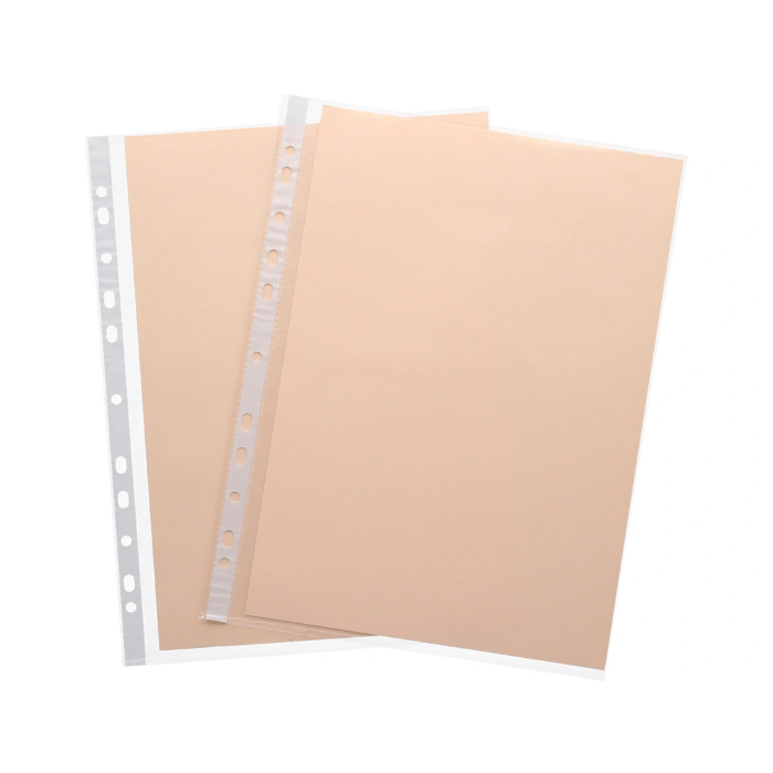 Q-connect Funda Multitaladro DIN A4 50 mc Piel de Naranja, Bolsa de 10 Unidades 2 Q-connect Funda Multitaladro DIN A4 50 mc Piel de Naranja, Bolsa de 10 Unidades 2