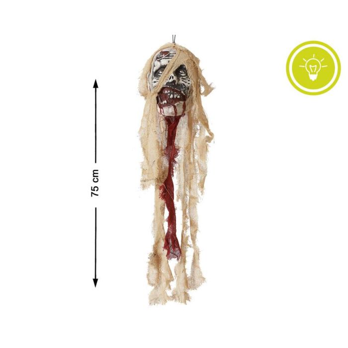 Calavera Colgante Iluminada 75 cm Decoración Halloween