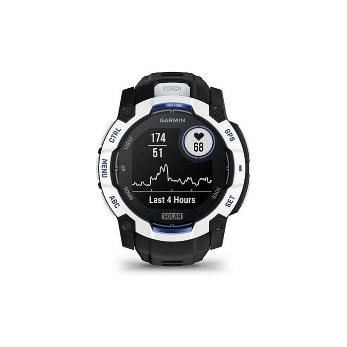 Garmin Instinct 3 Solar GPS Reloj Inteligente para Deporte 50mm Blanco Unisex con Carga Solar y GPS 18