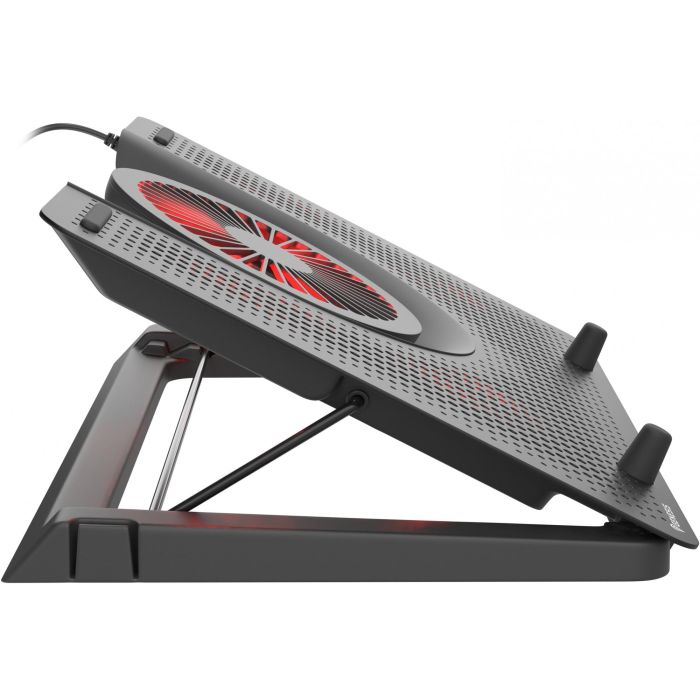 GENESIS Oxid 550 Base Refrigeradora para Portátil 17.3" (43.9 cm) 5 Ventiladores 2800 RPM, Iluminación LED Roja, Negro 6 GENESIS Oxid 550 Base Refrigeradora para Portátil 17.3" (43.9 cm) 5 Ventiladores 2800 RPM, Iluminación LED Roja, Negro 6