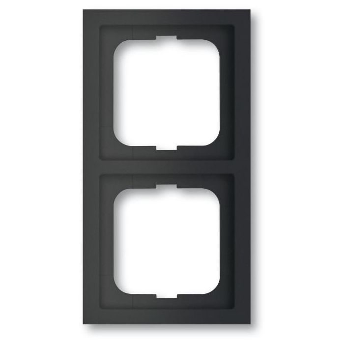 BUSCH JAEGER BJ 1722-885K Rahmen 2f future linear schwarz matt 0 BUSCH JAEGER BJ 1722-885K Rahmen 2f future linear schwarz matt 0