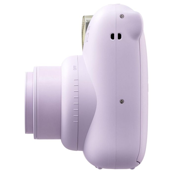 Fujifilm Instax Mini 12 Cámara Instantánea con Flash Automático, Espejo para Selfies y Modo Primer Plano, Azul Pastel