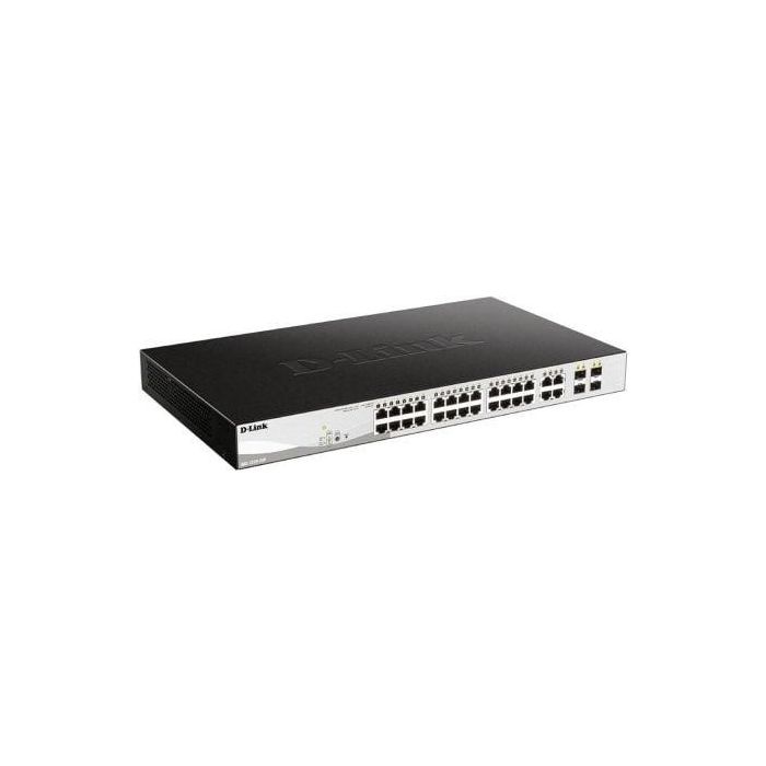 D-Link DGS-1210-24P/E Switch Gestionado Gigabit 24 Puertos RJ45 (12 PoE) 10/100/1000 con 4 Ranuras SFP 1 D-Link DGS-1210-24P/E Switch Gestionado Gigabit 24 Puertos RJ45 (12 PoE) 10/100/1000 con 4 Ranuras SFP 1