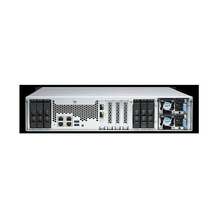 QNAP TS-H1886XU-RP-R2 NAS Bastidor 3U, Intel Xeon D-1622, 32GB RAM, 18 Bahías, HDD/SSD, 4xGbE, SFP+, QuTS hero 3 QNAP TS-H1886XU-RP-R2 NAS Bastidor 3U, Intel Xeon D-1622, 32GB RAM, 18 Bahías, HDD/SSD, 4xGbE, SFP+, QuTS hero 3