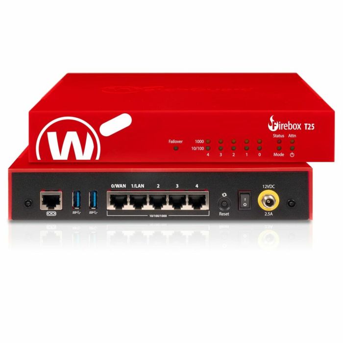 Firewall Watchguard FIREBOX T25 USB 2.0 7