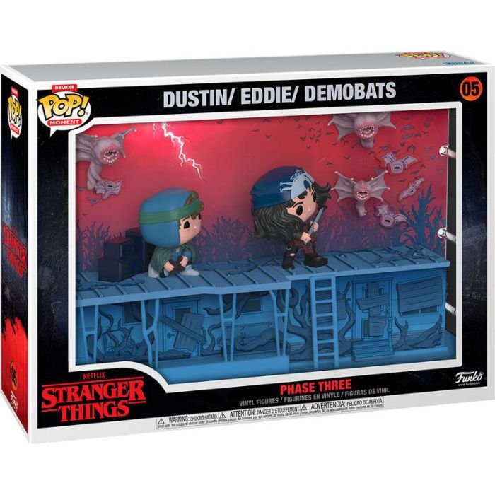 Funko 70257 Pop! Deluxe Pack 2 Eddie y Dustin Stranger Things Escena Coleccionable Vinilo 9cm 0 Funko 70257 Pop! Deluxe Pack 2 Eddie y Dustin Stranger Things Escena Coleccionable Vinilo 9cm 0
