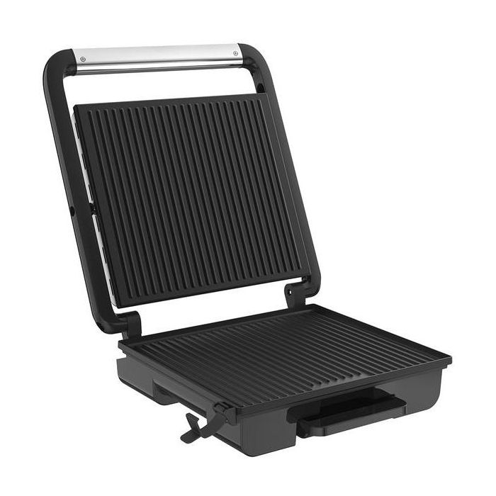 Tefal Tischgrill Inicio GC242D12, Grill de Mesa Negro y Acero Inoxidable, 740 cm², 2000W, Tapa con Bisagra 4