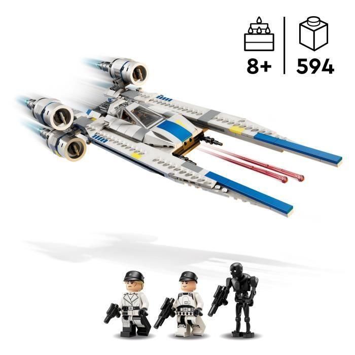 LEGO Star Wars 75399 Caza estelar Ala-U de la Alianza Rebelde Andor, set de construcción para niños de 8 años en adelante 1 LEGO Star Wars 75399 Caza estelar Ala-U de la Alianza Rebelde Andor, set de construcción para niños de 8 años en adelante 1