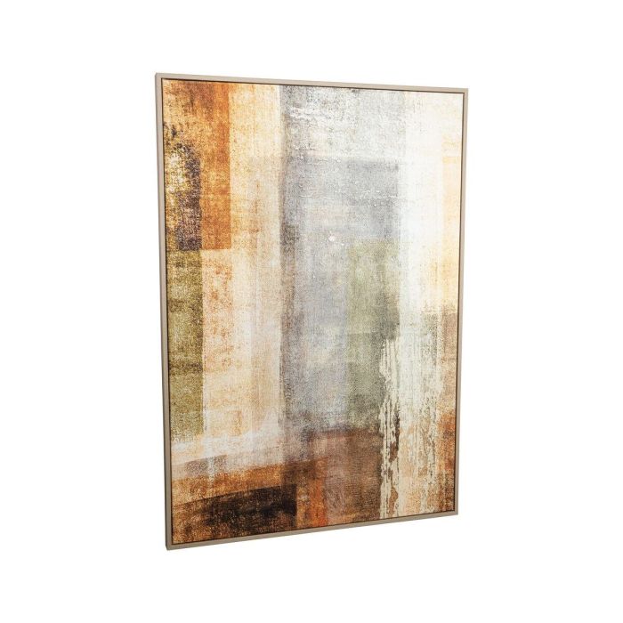 Lienzo Romimex Poliestireno Madera MDF Abstracto 70 x 100 x 3 cm