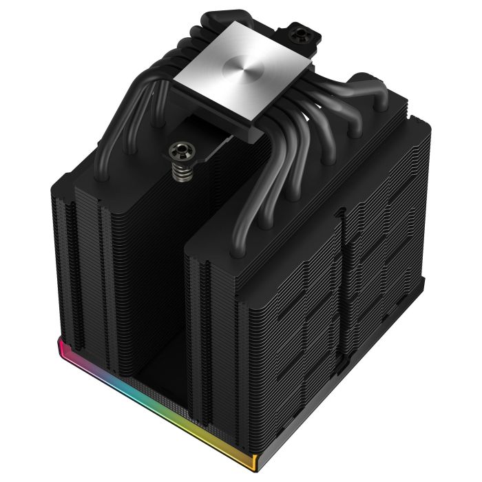 DeepCool AK620 DIGITAL PRO Refrigerador Aire 12 cm Negro 2 Ventiladores 6 Tubos LED Multi