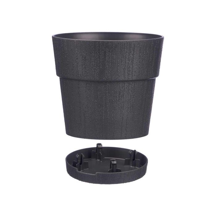 Maceta Plastico 15 Cm Ethica Antracita Stefanplast (12 Unidades) 1 Maceta Plastico 15 Cm Ethica Antracita Stefanplast (12 Unidades) 1