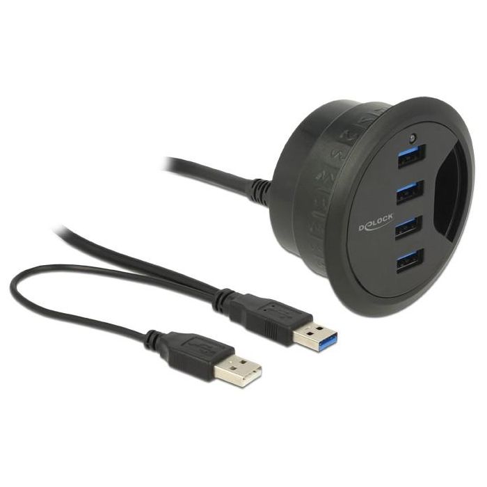 DELOCK Tisch-Hub 4 Port USB 3.0 1