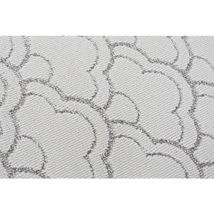 DKD Home Decor Alfombra Oriental Reveal Poliester Blanco Gris 180 x 120 cm 2