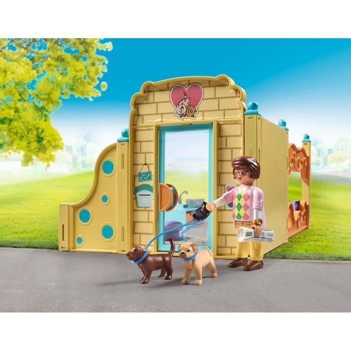 Playmobil 71743 Guardería de Cachorros - Set completo con estación de lavado, aseo, pesaje y alimentación, incluye correa doble para niños +4 años 2 Playmobil 71743 Guardería de Cachorros - Set completo con estación de lavado, aseo, pesaje y alimentación, incluye correa doble para niños +4 años 2