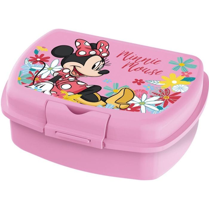 Disney Sandwichera Minnie Mouse CZ11371 para Niños 4+ Años | Plástico Alimentario Reciclable, Libre de BPA, Cierre Seguridad, Fácil Limpiar Disney Sandwichera Minnie Mouse CZ11371 para Niños 4+ Años | Plástico Alimentario Reciclable, Libre de BPA, Cierre Seguridad, Fácil Limpiar