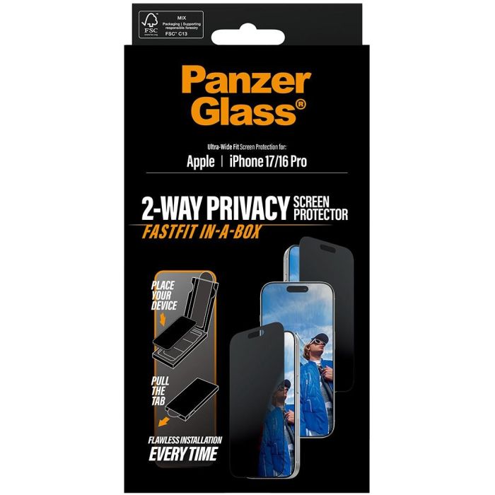 PanzerGlass Protector de Pantalla Privacidad Anti-espía W. Bla 2 PanzerGlass Protector de Pantalla Privacidad Anti-espía W. Bla 2