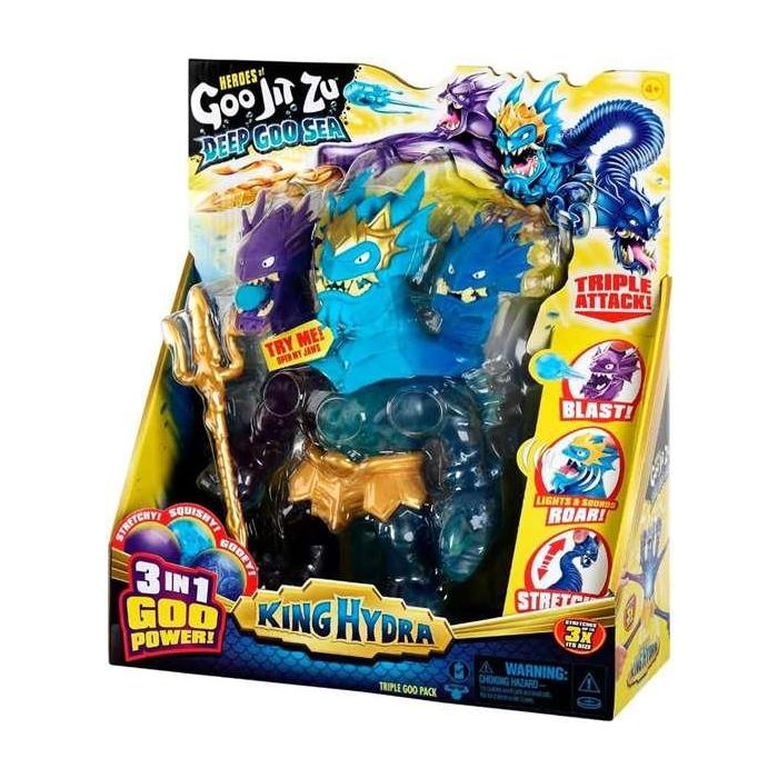 Figura heroes goo jit zu king hydra con luz y sonido 25 cm 18 Figura heroes goo jit zu king hydra con luz y sonido 25 cm 18