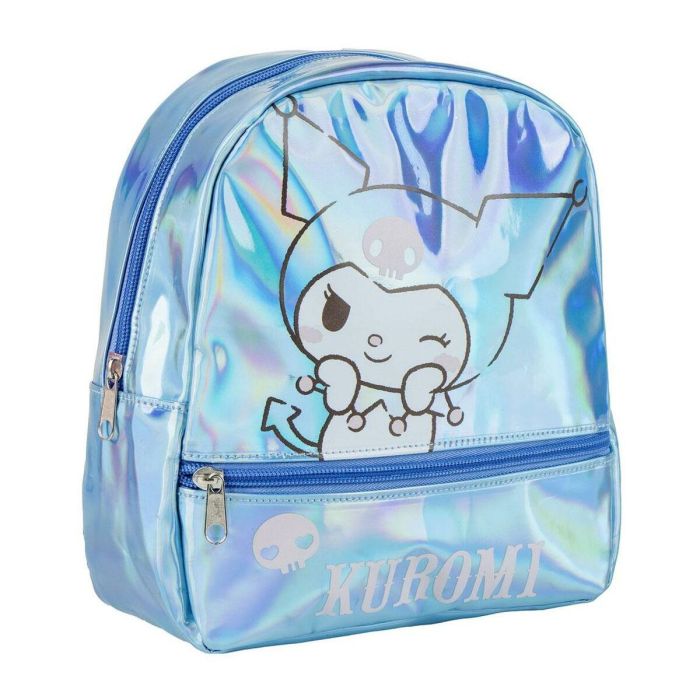 Cerdá Mochila Infantil Hello Kitty Kuromi Iridiscente Casual Morada 23.0 x 20.0 x 8.0 cm