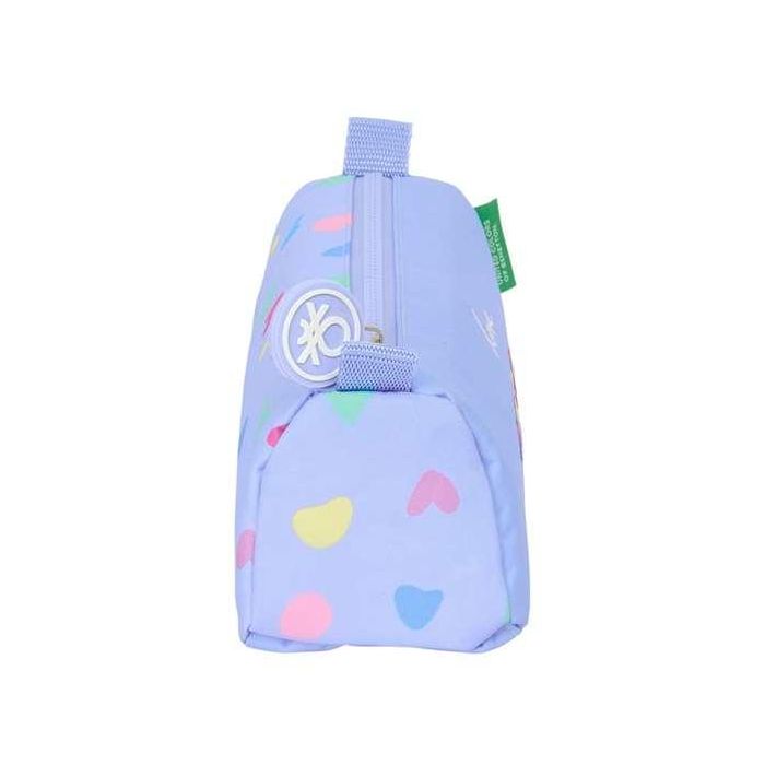 Bolso Escolar Portatodo Safta Benetton Lila 80x210x70 mm 2 Bolso Escolar Portatodo Safta Benetton Lila 80x210x70 mm 2