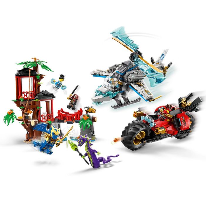 Lego Ninjago Batalla Vehículos Ninja En Casa Árbol 71857 2