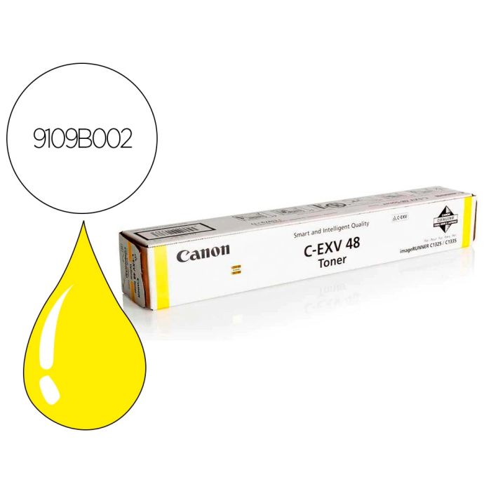 Canon EXV48Y Tóner Amarillo para IR Advance C1325 C1335 0 Canon EXV48Y Tóner Amarillo para IR Advance C1325 C1335 0