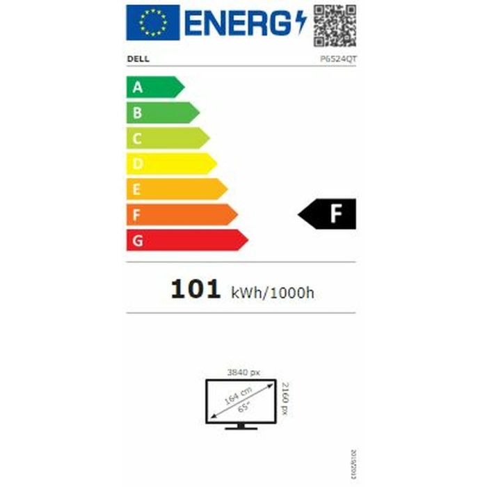 Pantalla Táctil Interactiva Dell P6524QT 65" 1