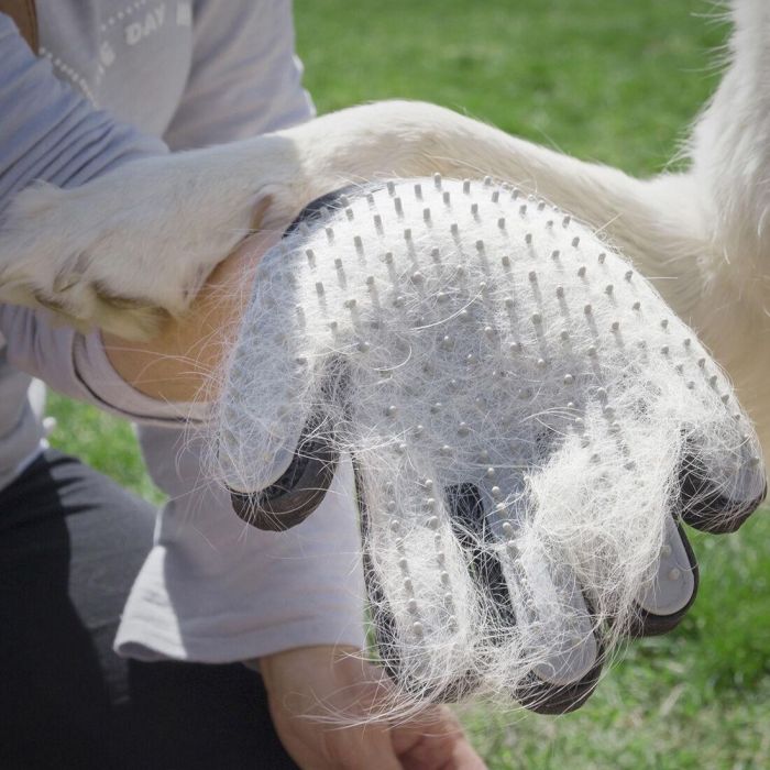 Guante para Cepillar y Masajear Mascotas Relpet InnovaGoods 7 Guante para Cepillar y Masajear Mascotas Relpet InnovaGoods 7