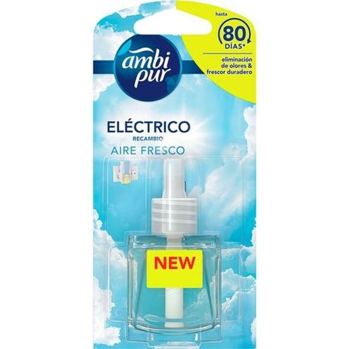 Recambio de Ambientador Eléctrico Ambi Pur AIRE FRESCO Aire limpio 21,5 ml (9 Unidades) 1 Recambio de Ambientador Eléctrico Ambi Pur AIRE FRESCO Aire limpio 21,5 ml (9 Unidades) 1