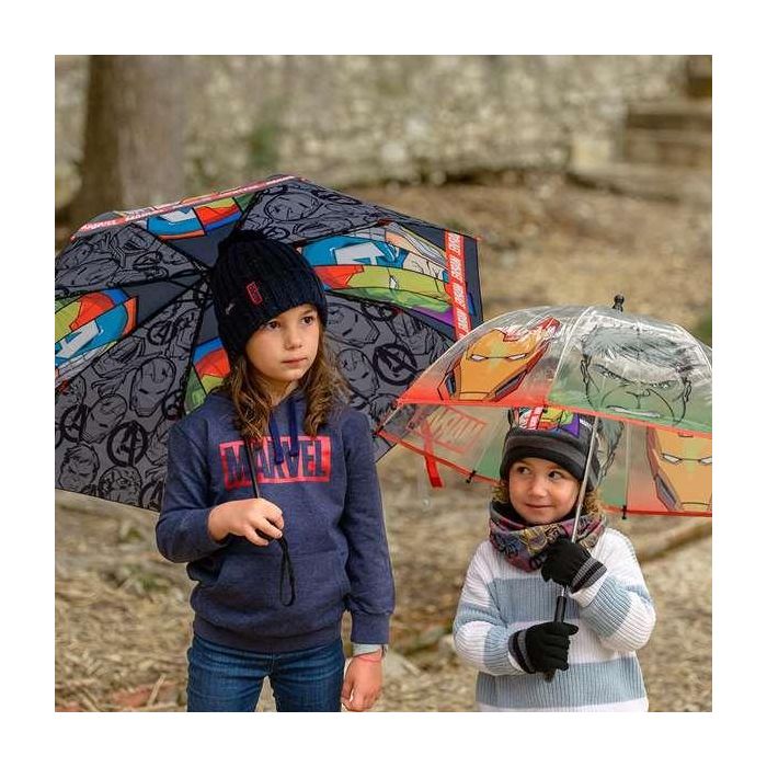 Cerdá Conjunto 3 Piezas Snood Oficial Marvel Avengers para Niños, Gris, Edad 3-12 Años, Acrílico y Poliéster 11