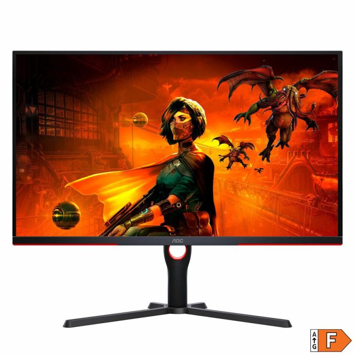 AOC U32G3X Monitor Gaming 32 pulgadas UHD 4K IPS 144Hz 1ms con Adaptive Sync, Altura Regulable, 2 HDMI y 2 DisplayPort, Negro 7