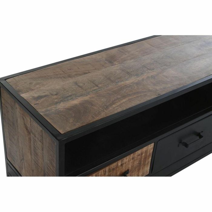 Mueble Tv Loft DKD Home Decor Negro Marron 40 x 55 x 125 cm 1 Mueble Tv Loft DKD Home Decor Negro Marron 40 x 55 x 125 cm 1