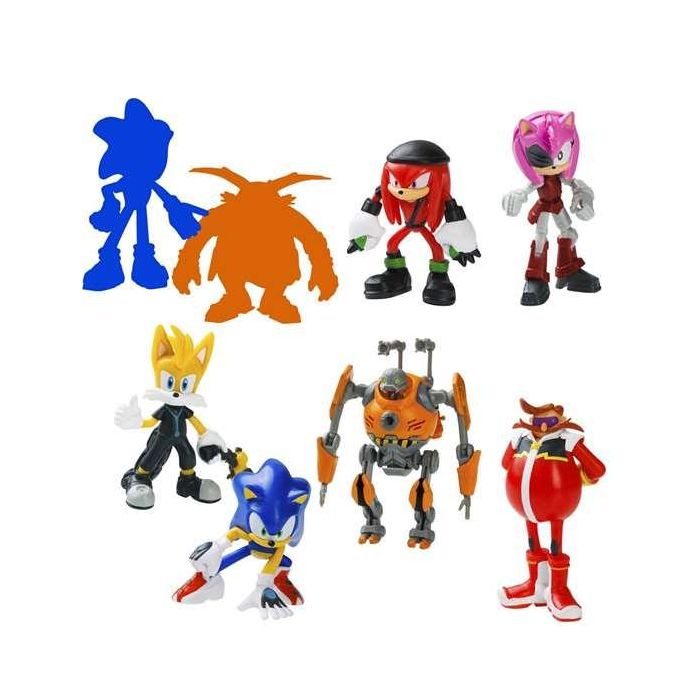Figura sonic pack de 8 figuras coleccionables. 6,5 cm - modelos surtidos 2 Figura sonic pack de 8 figuras coleccionables. 6,5 cm - modelos surtidos 2