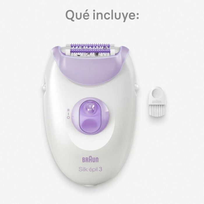 Braun Silk-épil 3 3-000 Depiladora 20 Pinzas MicroGrip Color Púrpura Blanco 21 Braun Silk-épil 3 3-000 Depiladora 20 Pinzas MicroGrip Color Púrpura Blanco 21