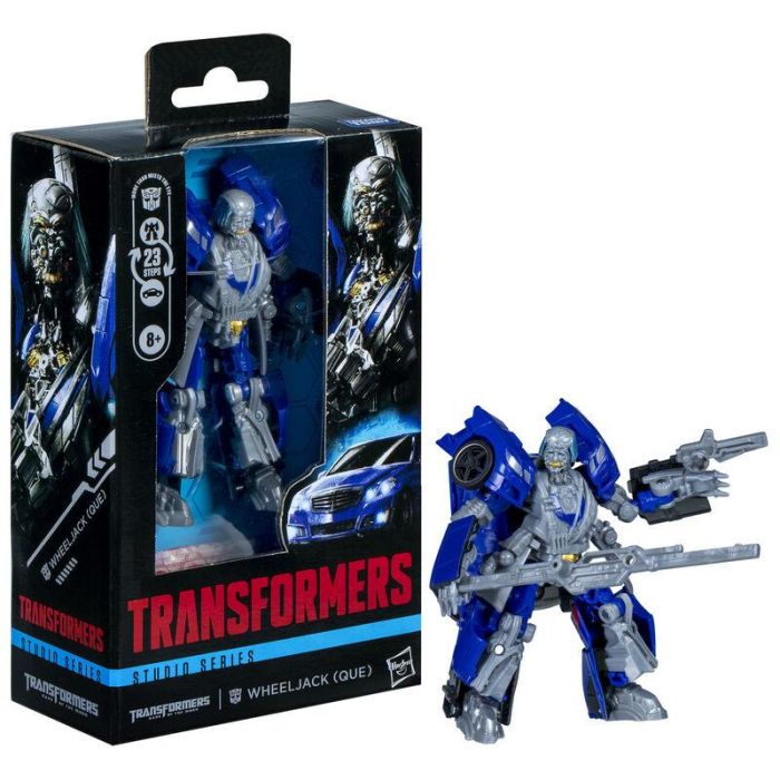 Hasbro Transformers Studio Series Deluxe Class Wheeljack Figura de Acción Dark of the Moon 11,5 cm Robot a Mercedes Benz E550 1