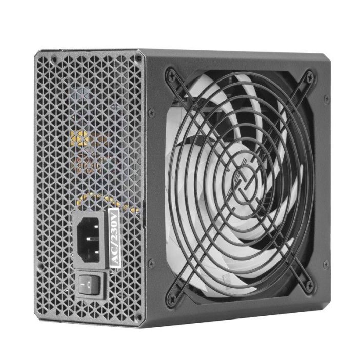 Tacens Fuente de Alimentación ATX Radix Eco X 650W, Ventilador 140mm, AI-RPM, 87% Eficiencia, Cables Planos, 12V Único, Modelo 1RECOX650 2