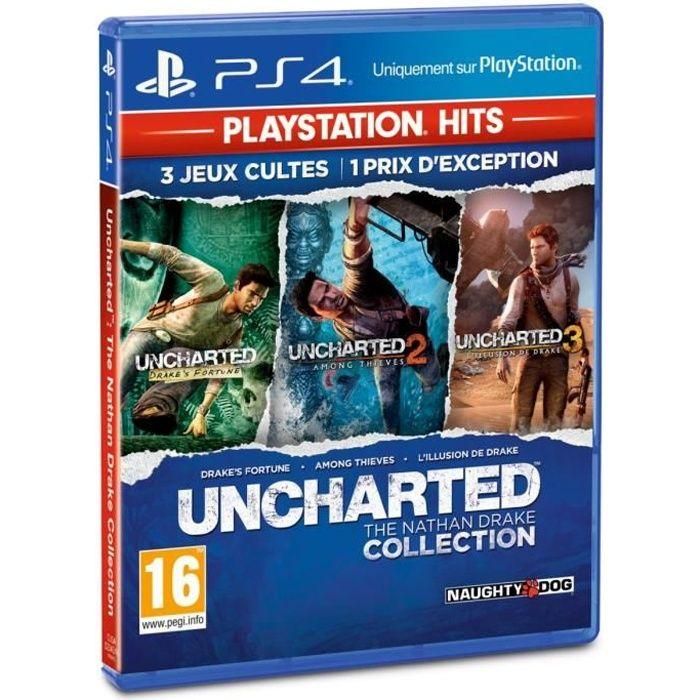 Uncharted: The Nathan Drake PlayStation Collection Hits Game PS4 Uncharted: The Nathan Drake PlayStation Collection Hits Game PS4