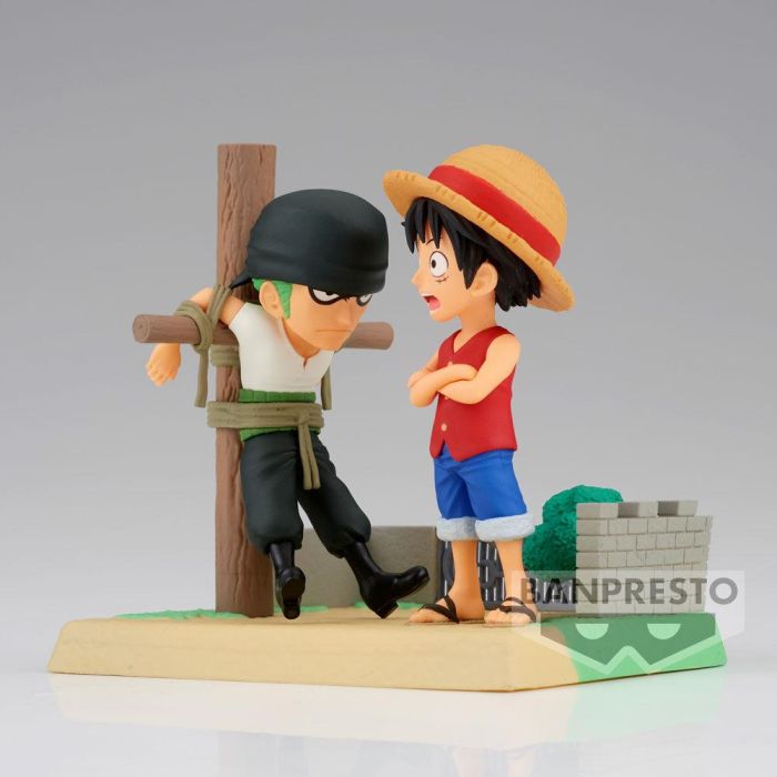 Figura Monkey D Luffy & Roronoa Zoro Log Stories One Piece 7cm 1 Figura Monkey D Luffy & Roronoa Zoro Log Stories One Piece 7cm 1